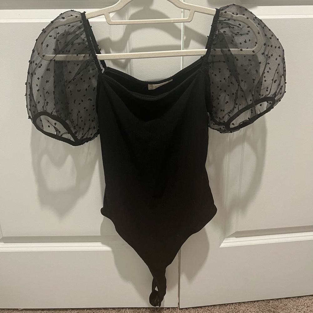 Altar’d Stare Puff Sleeve Bodysuit